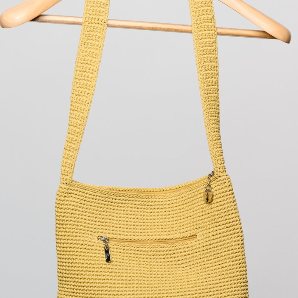 The Sak Yellow Medium Zip-Top Bag with Front Zipper Pocket